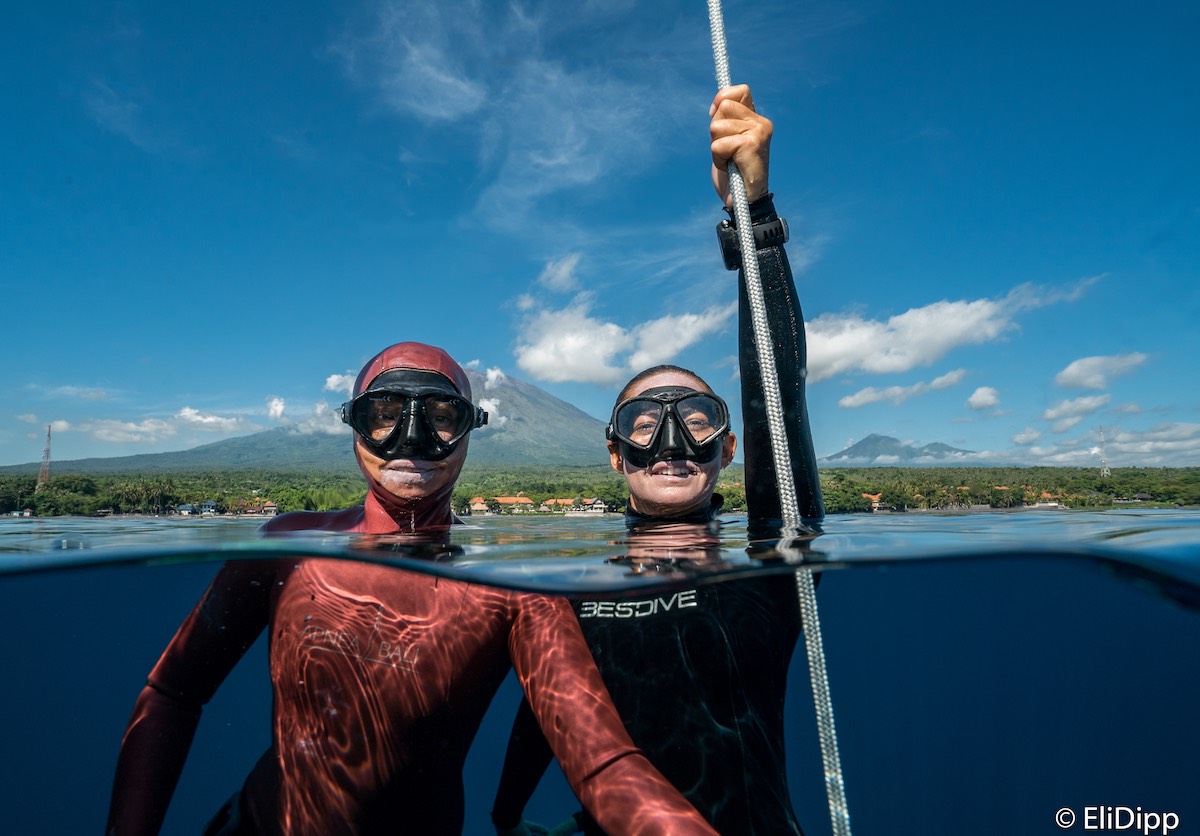 Freediving in Bali